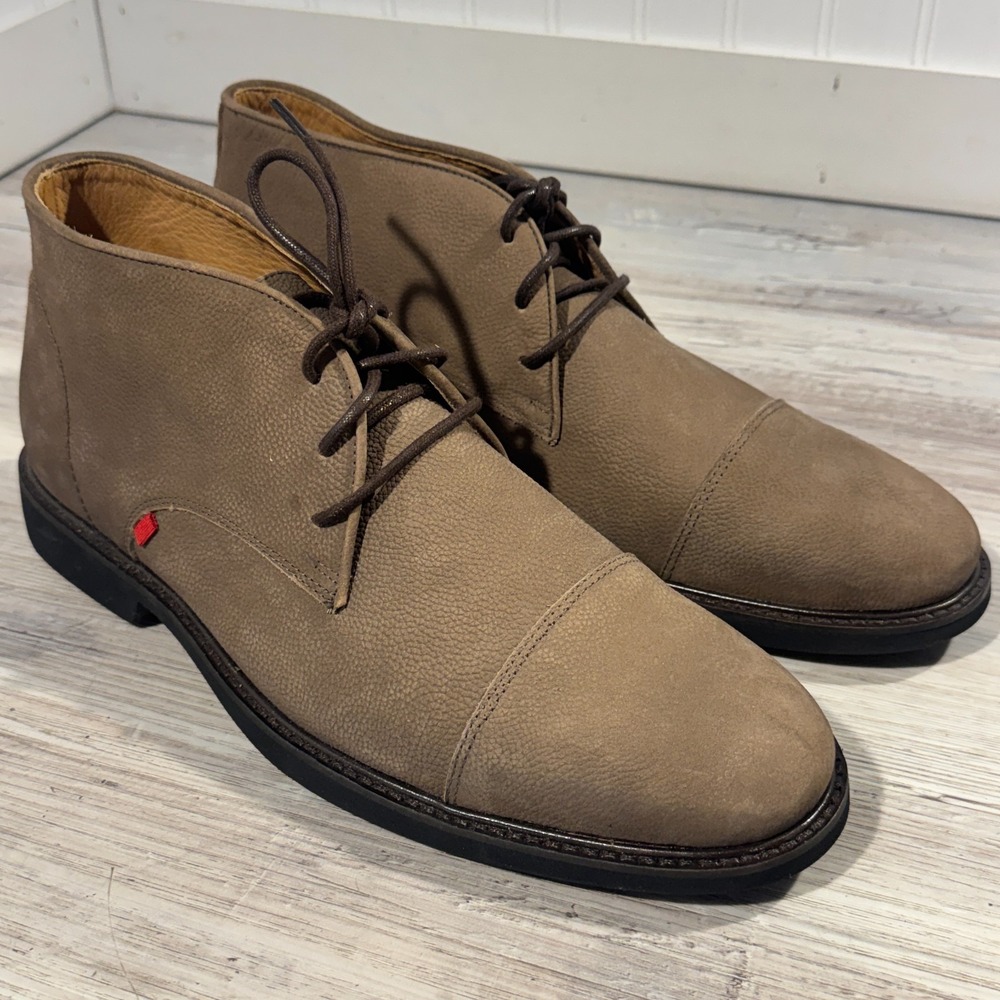 Marc Joseph Mens‎ Lenox Ave Brown Cap Toe Chukka Boots Shoes 12M